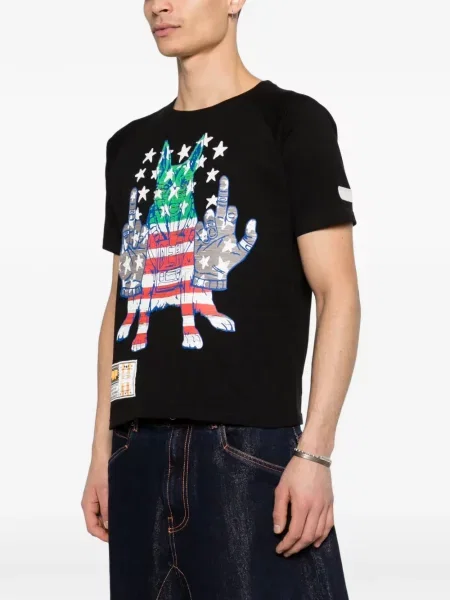 Grafic tricou Pdf cu imagine negru