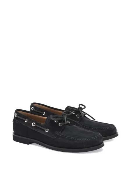 Pantofi loafer Gianvito Rossi din piele de căprioară albastru
