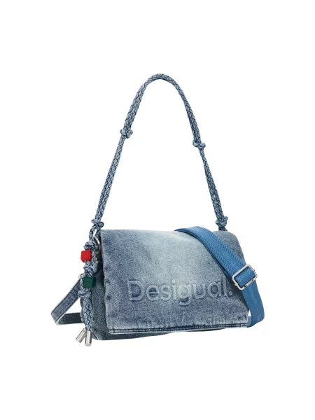 Torebka Desigual z autografem niebieska