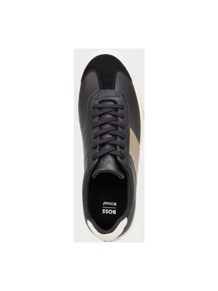 Sneakersy BOSS brązowe