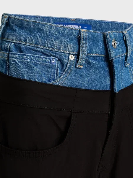 Карго Karl Lagerfeld Jeans чорний