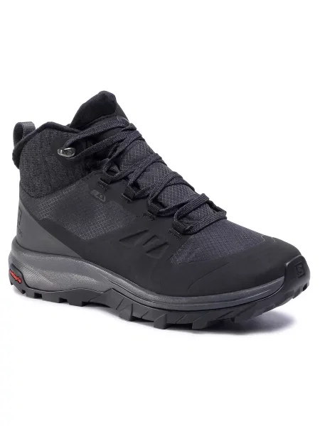 Trekking čevlji Salomon Outsnap Cswp W 20 V0 Black/Ebony/Black črna