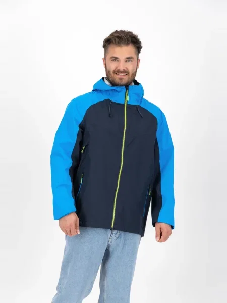 KILLTEC Outdoorová bunda Funktionsjacke KOS 38 Herren Outdoorjacke Regenjacke Kapuze' modrá