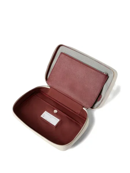 Voiaj pungă cosmetică Brunello Cucinelli din piele