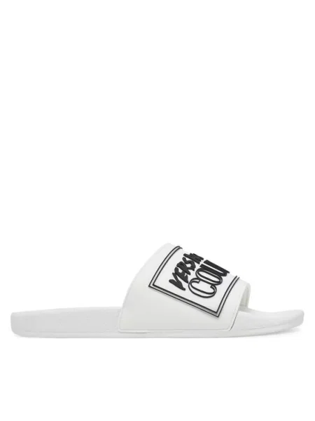 Klapki Versace Jeans Couture białe