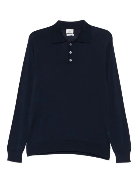 Lung tricou polo Daniele Fiesoli negru