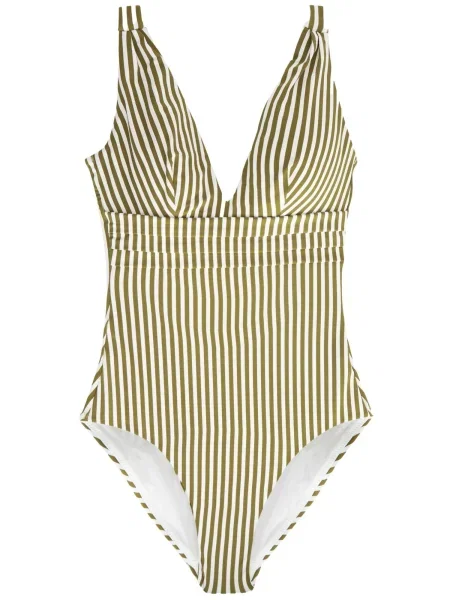 Next Costum de baie Ă®ntreg / kaki galben