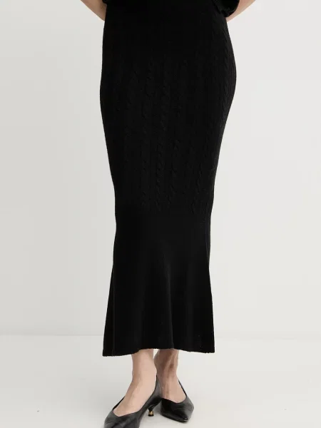 Twinset spódnica maxi ołówkowa czarny