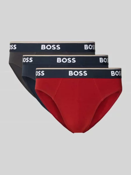 Figi z mieszanki bawełny model Power' Boss czerwone