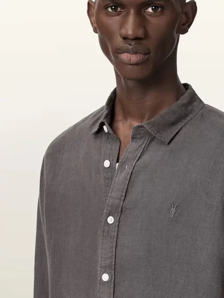 Льняная рубашка Allsaints