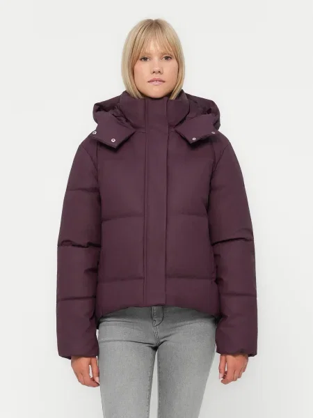 VERO MODA Zimná bunda VMGRETAKYLIE vínovo červená
