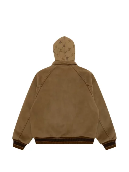 Geacă Aape By A Bathing Ape cu glugă cu aplicații