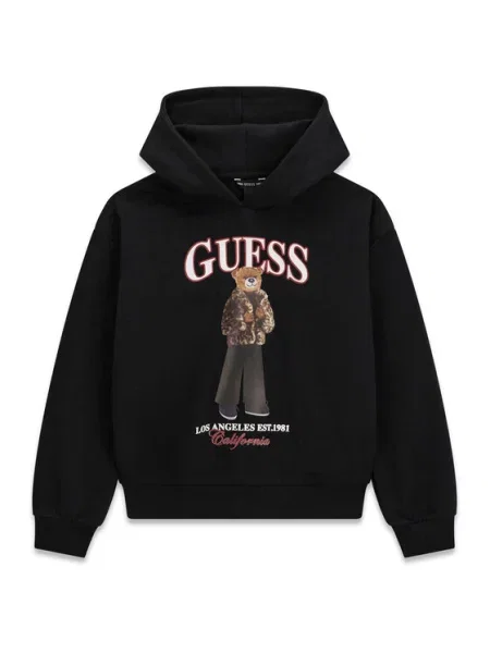 Guess Суитшърт Oversize черен