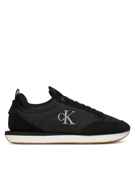Calvin Klein Jeans Tenisky RETRO RUNNER / stříbrná černá