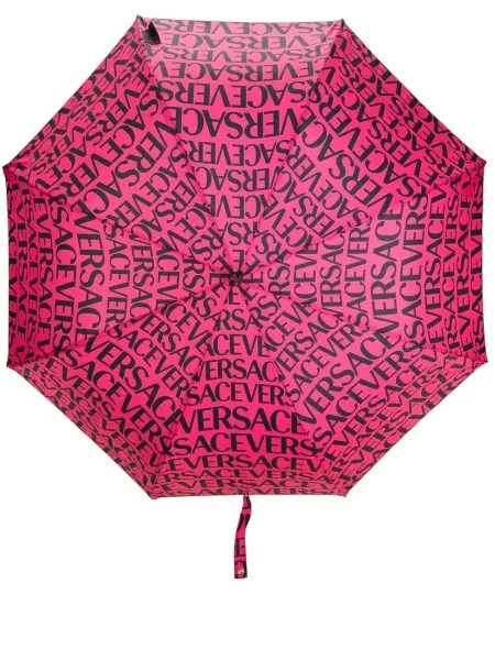 Umbrelă Versace cu imagine roz