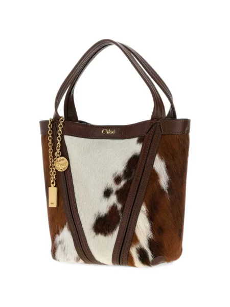 Geantă shopper Chloé maro