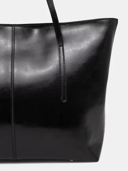 Geanta de piele Answear.lab din piele negru