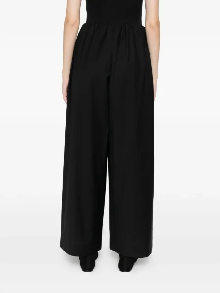 Pantaloni Toteme de lână negru