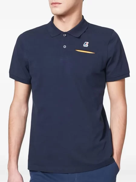 Polo K-way cu autograf albastru
