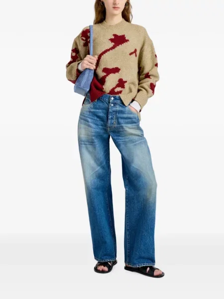 Vilnonis megztinis Proenza Schouler White Label balta
