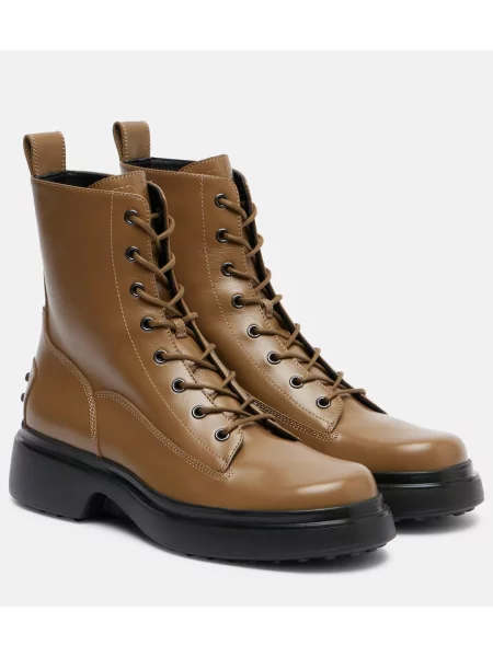 Botine Tod's din piele maro