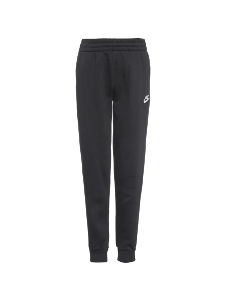Nike Sportswear Pantaloni Club Fleece negru alb
