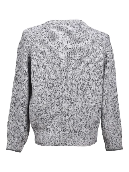 Pulover Brunello Cucinelli alb