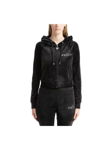 Bluza z kapturem Juicy Couture czarna