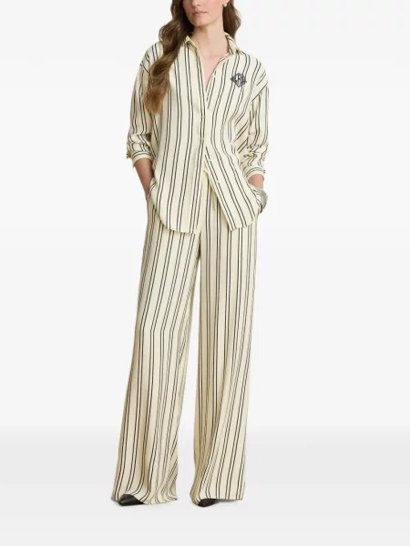 Ριγέ πουκάμισο Lauren Ralph Lauren με κέντημα