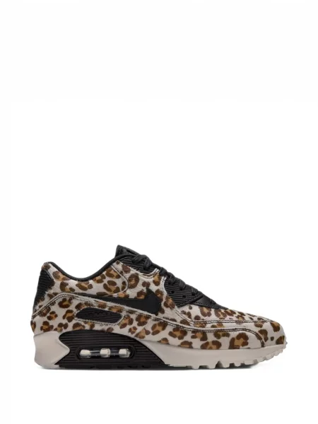 Sneakerși Nike Air Max retro cu imagine cu model leopard alb