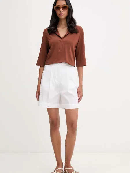 Max Mara Beachwear plážové tričko dámske CALATA hnedá