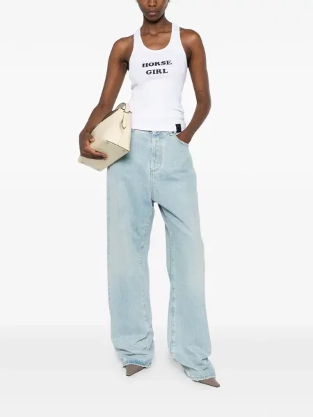 Top Stella Mccartney tricotate alb