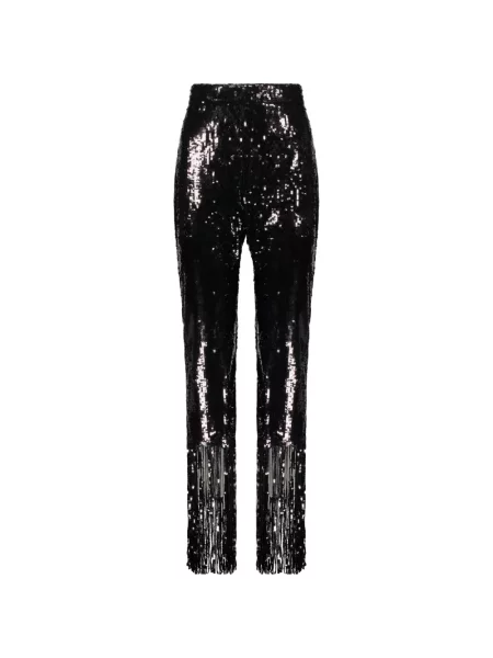 Pantaloni Ellery cu paiete negru