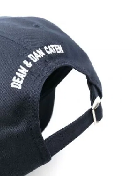 Șapcă Dsquared2 cu broderie albastru