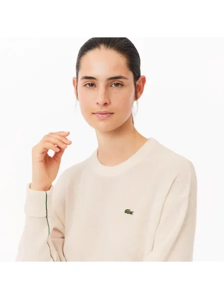 Свитер Lacoste белый