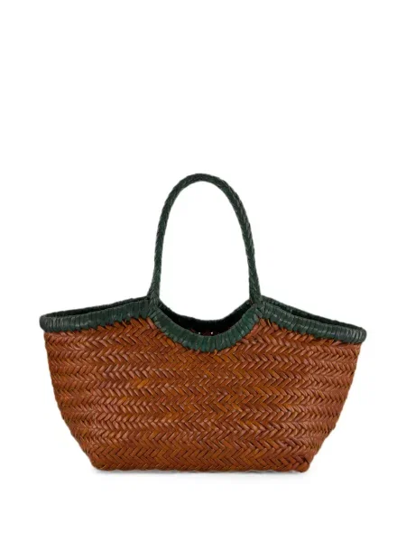 Kožna shopper torbica Dragon Diffusion smeđa