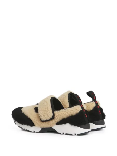 Sneakerși Marni din piele de oaie