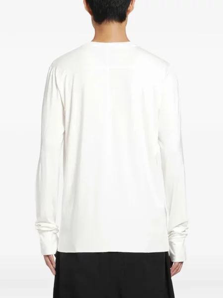 Lung tricou Thom Krom alb