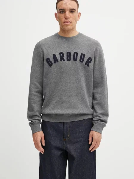 Barbour bluza melanżowa szary