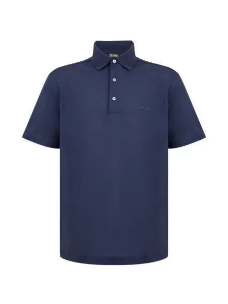 Tricou polo Zegna albastru