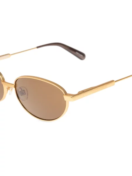 Ochelari de soare Jacquemus cu imagine auriu
