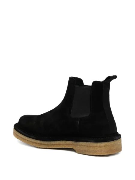 Botine chelsea James Perse din piele de căprioară negru
