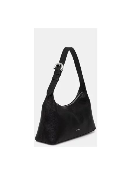 Coccinelle torebka hobo skórzana czarna