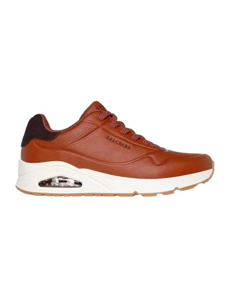 Buty sportowe Sneakersy męskie Uno Tailored Air brązowe