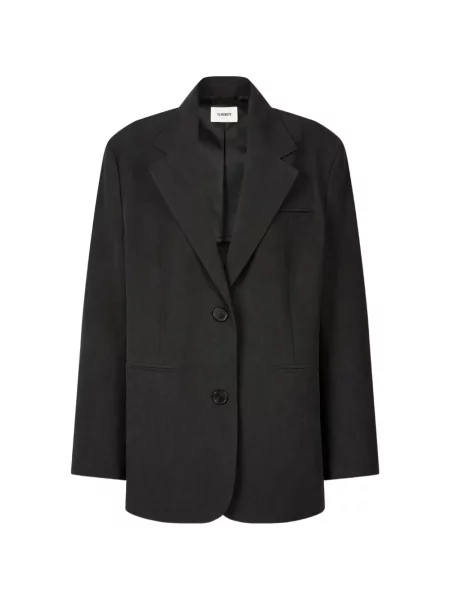 Geacă Tomboy cu un singur rând de nasturi gri