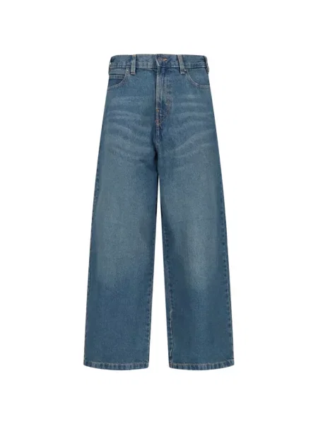 Džíny Dickies s autogramem modré