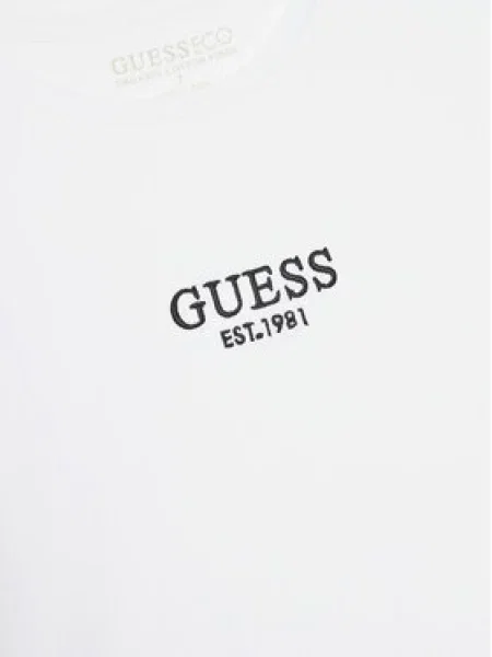 Guess T-shirt Boxy Fit bijela