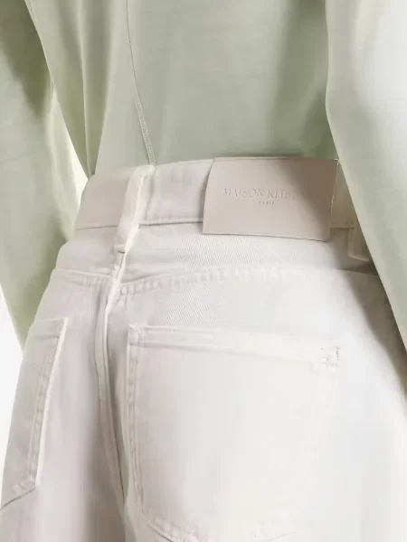 Kraťasy Maison Kitsuné s 5 kapsami bílé