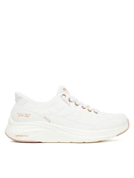 Boty Skechers CONTOUR FOAM GOLDEN HOUR bílé