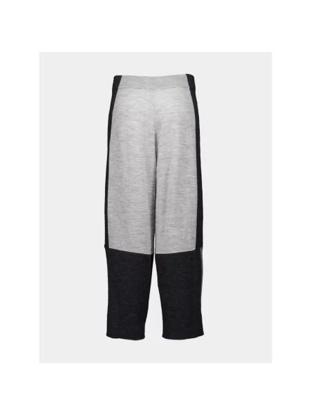Dzianinowe spodnie Stella Mccartney szare